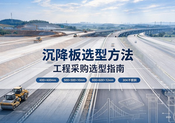 浦口沉降板选择方法